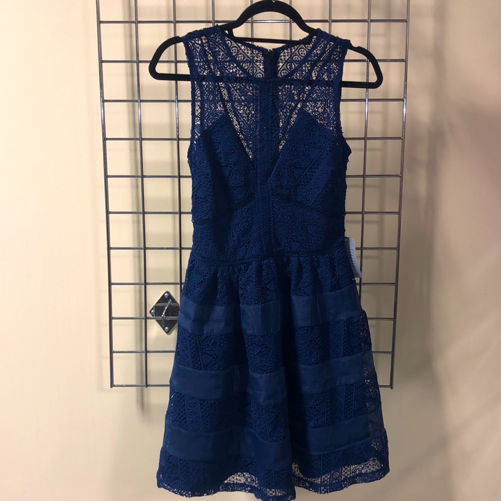 Blue Lace Dress